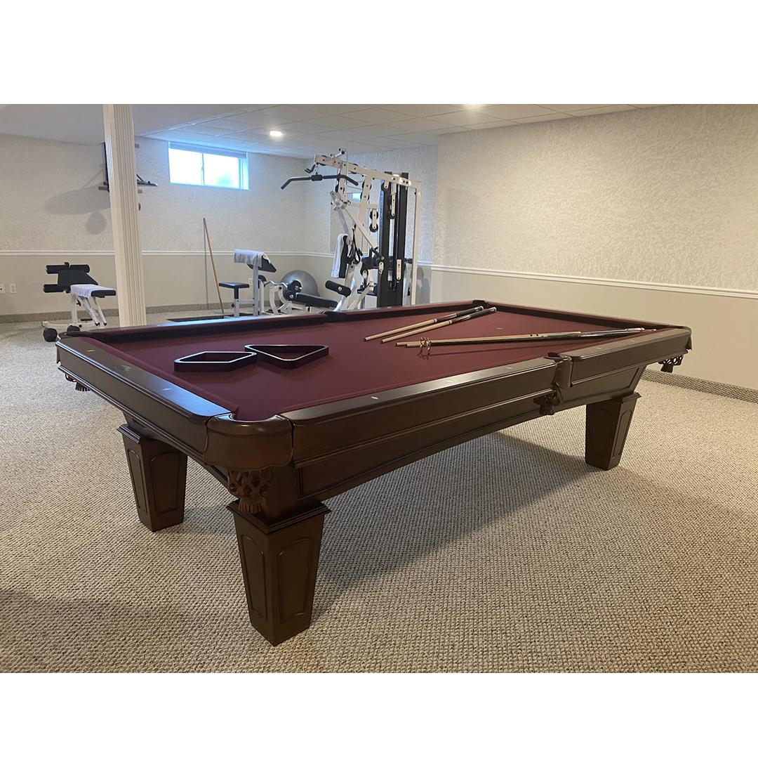 7-9’ Majestic Ascot Walnut Color Pool Table - Image 8