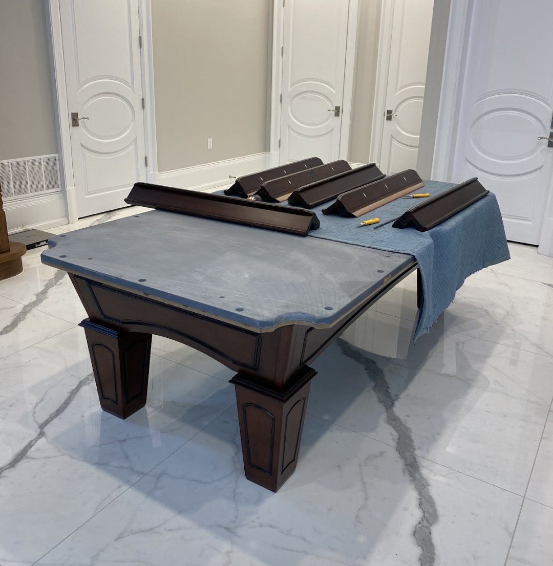 7-9’ Majestic Ascot Walnut Color Pool Table - Image 7