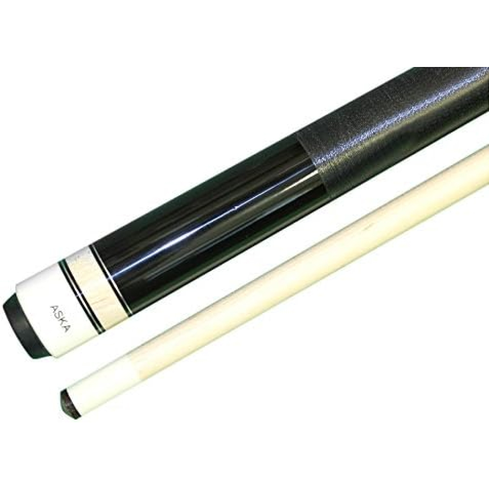 ASKA L2 Bastone Per Stecca Da Biliardo – Acero Canadese Hard Rock – 147,3 Cm – Punta 13 Mm – 2 Pezzi
