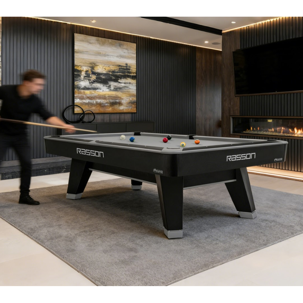 7-9' Rasson Acurra Professional Competition Pool Table - Image 12