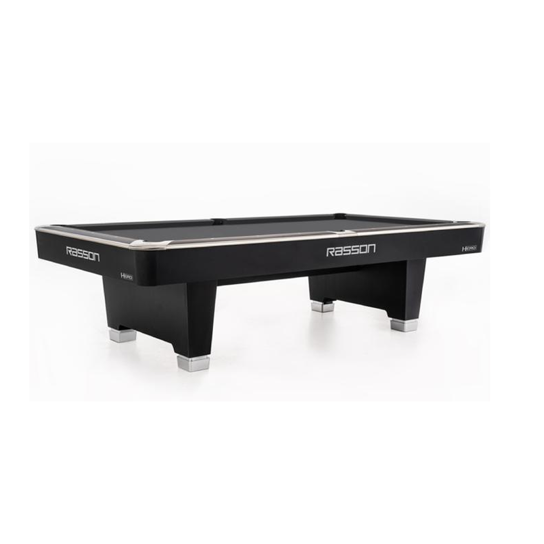 8-9' Rasson Hero Pool Table - Black