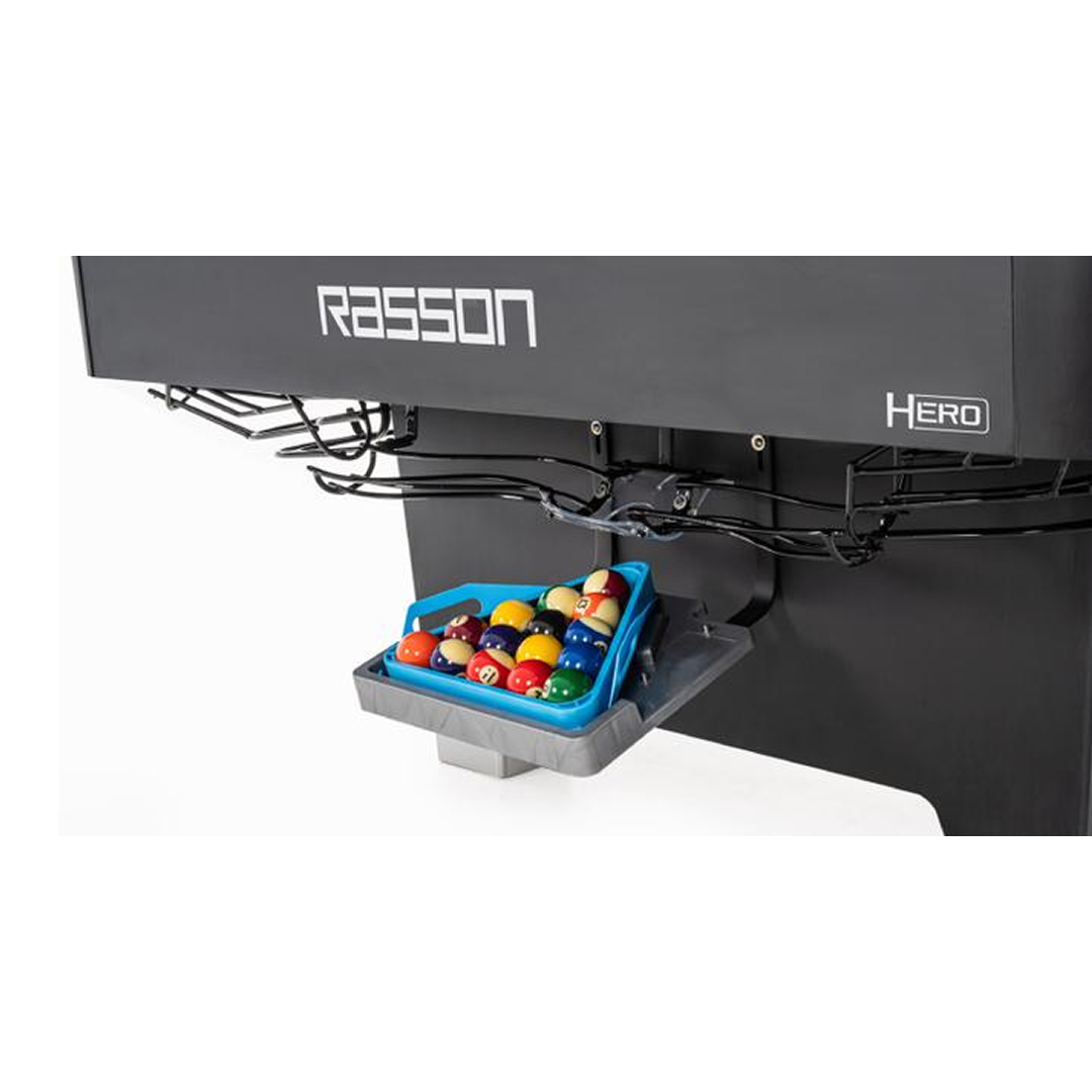 8-9' Rasson Hero Pool Table - Black - Image 4