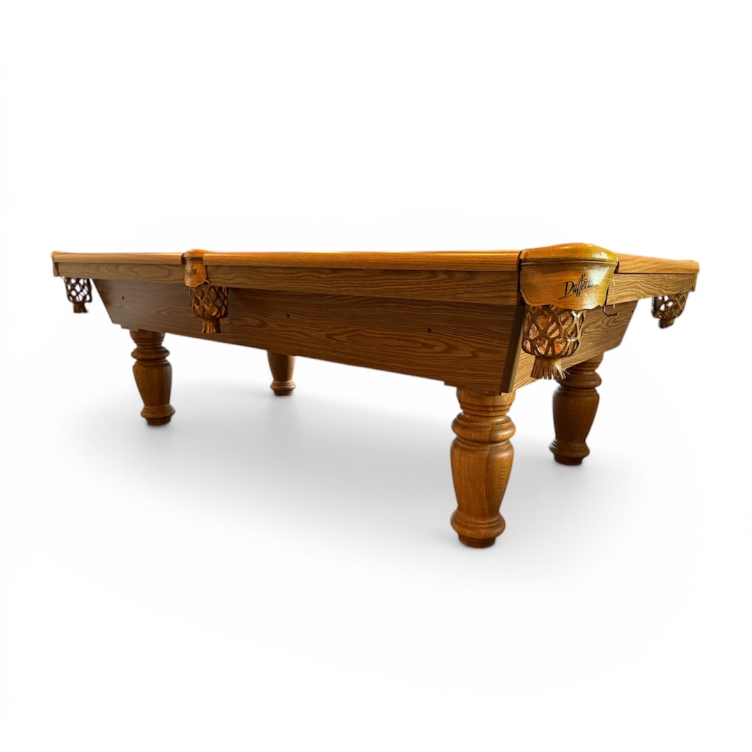 Preowned 8' Dufferin Honey Solid Oak O/S Pool Table - Image 3