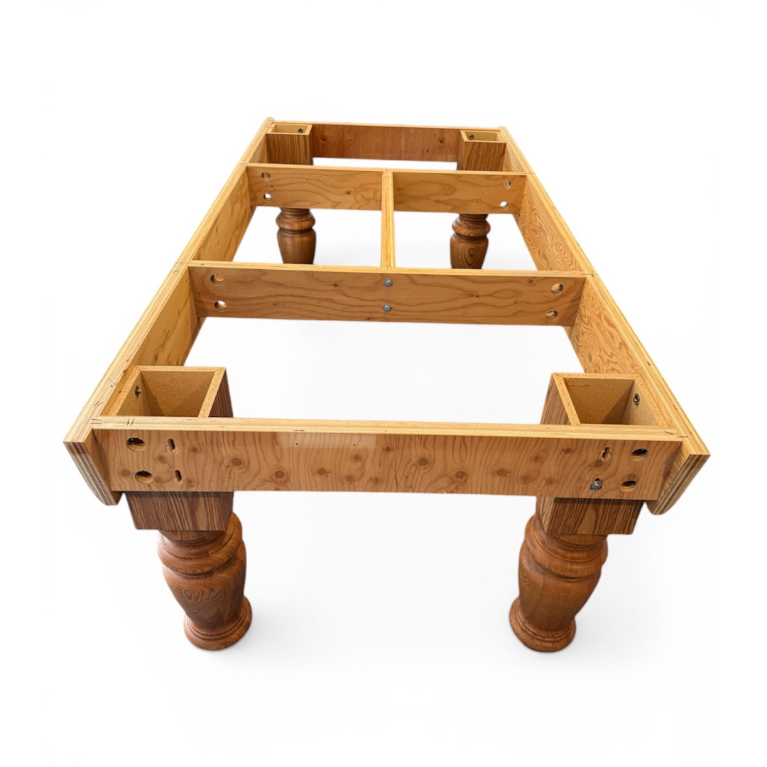 Preowned 8' Dufferin Honey Solid Oak O/S Pool Table - Image 7