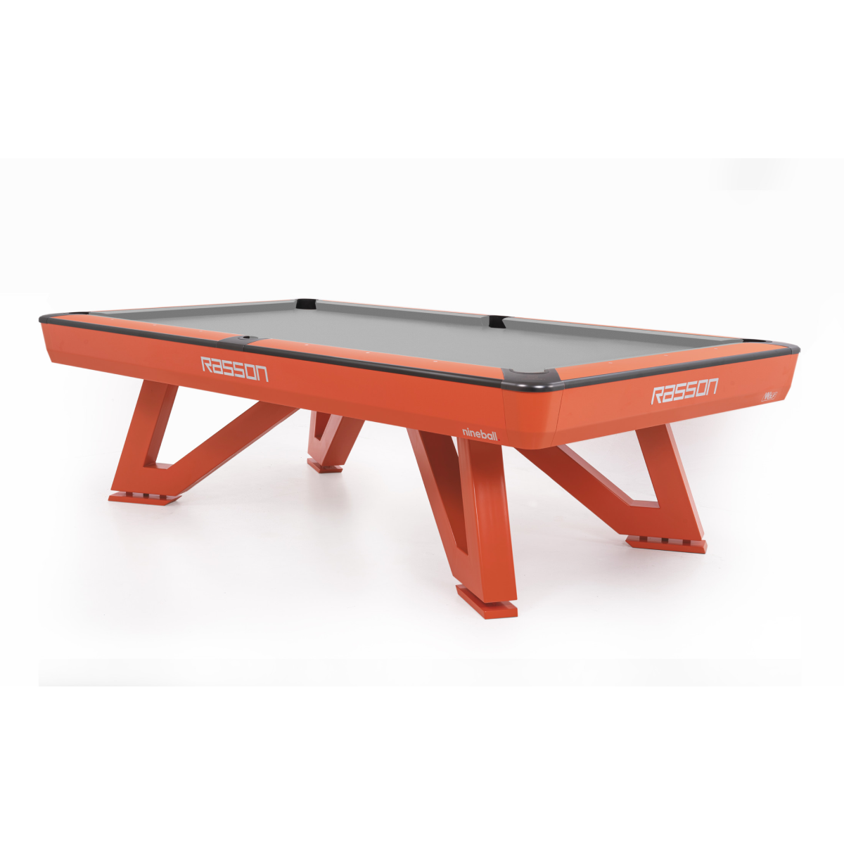 8′-9′ Rasson Wolf Professional Competition Pool Table – Orange