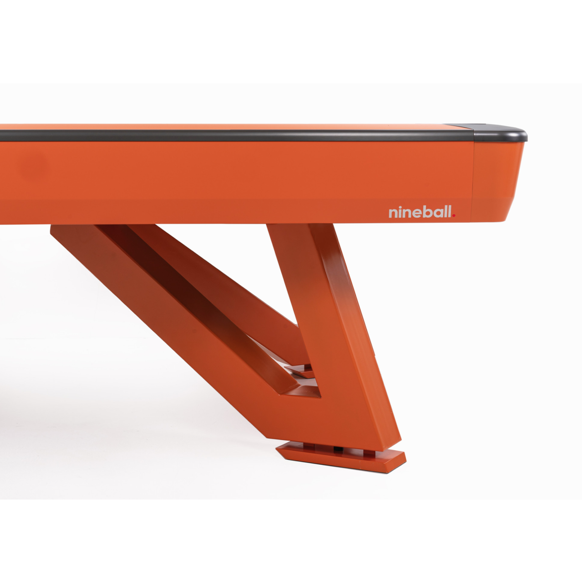 8′-9′ Rasson Wolf Professional Competition Pool Table – Orange - Image 4