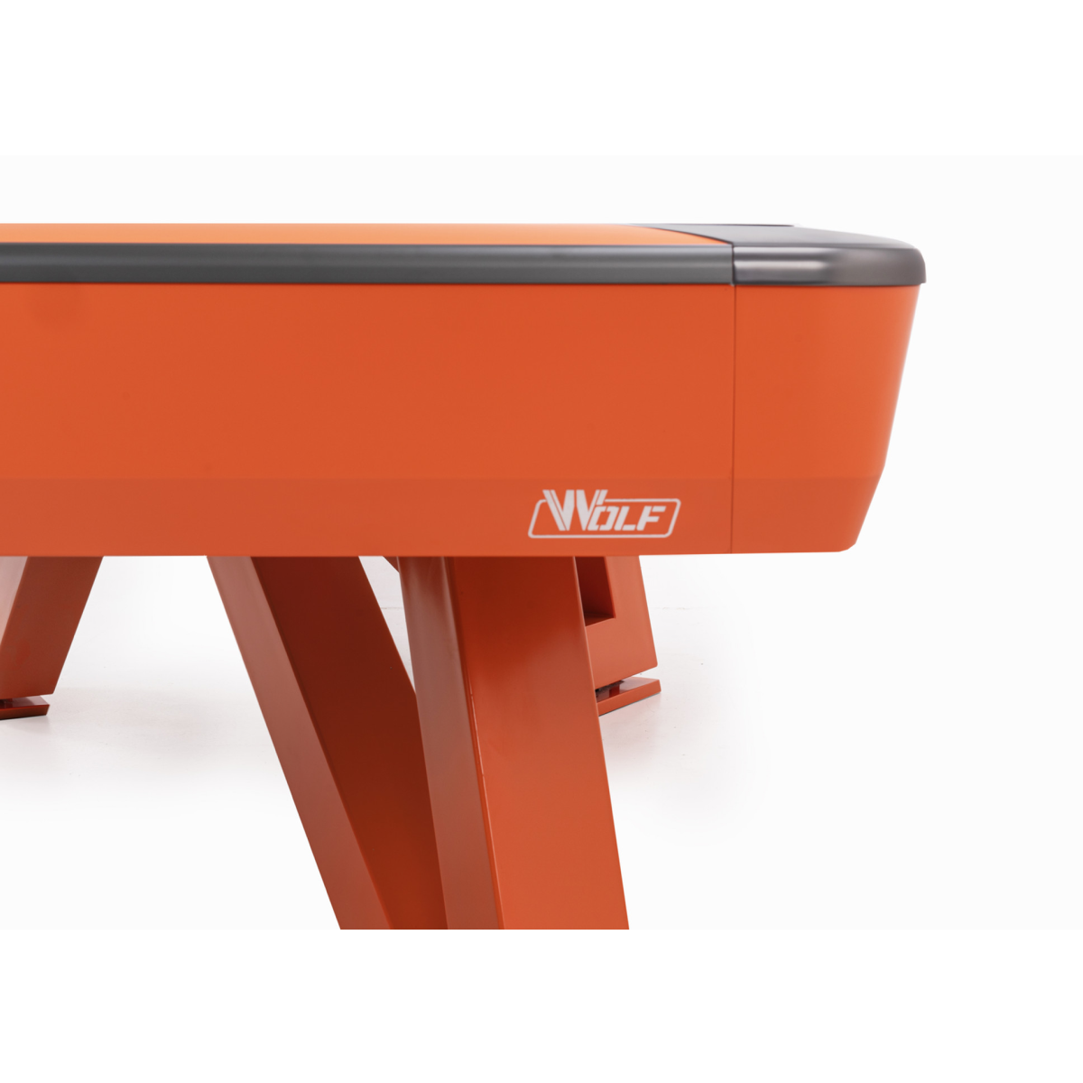 8′-9′ Rasson Wolf Professional Competition Pool Table – Orange - Image 5