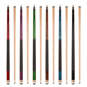 ASKA L2 Pool Cue Set of 6 – 58" Canadian Maple, 13mm Leather Tip, Mixed Weights 18–21oz