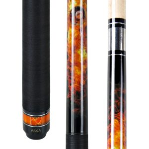 ASKA JBCFB Fireball 3-Piece Jump/Break Cue | 13mm Tip, Irish Linen Wrap