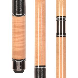 ASKA TR Natural Pool Cue | 58", Triple Rings, 12.75mm Tip, Irish Linen
