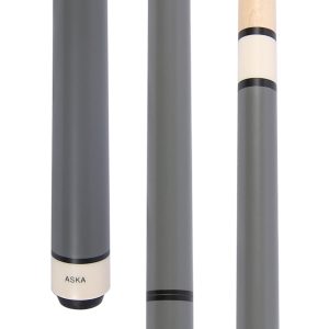 ASKA JBC 25oz Matte Grey Jump/Break Cue | 14mm Tip, Hard Rock Canadian Maple