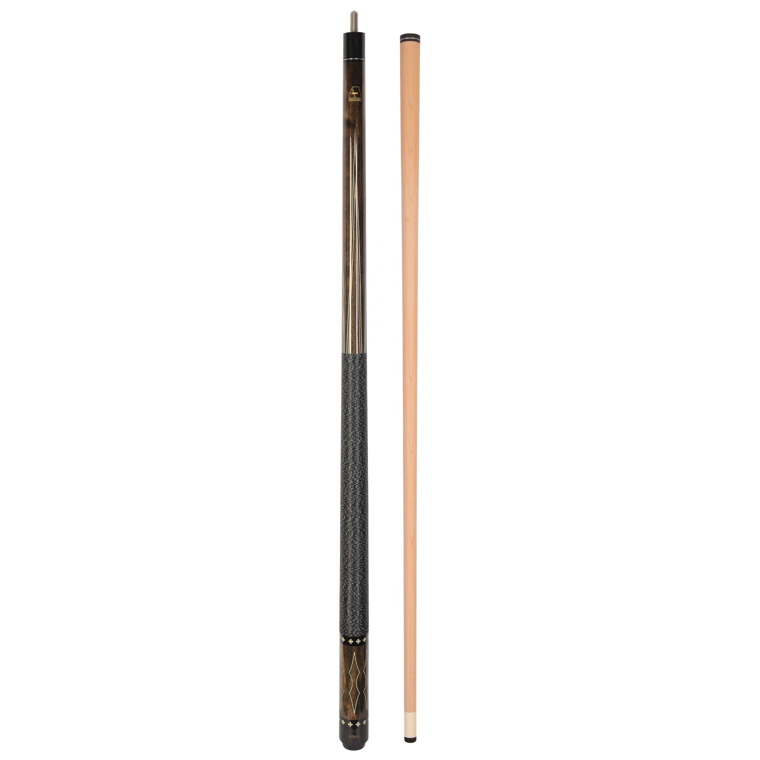ASKA L22 Smoke Pool Cue | 58", Decal Design, 13mm Tip, Nylon Wrap - Image 2
