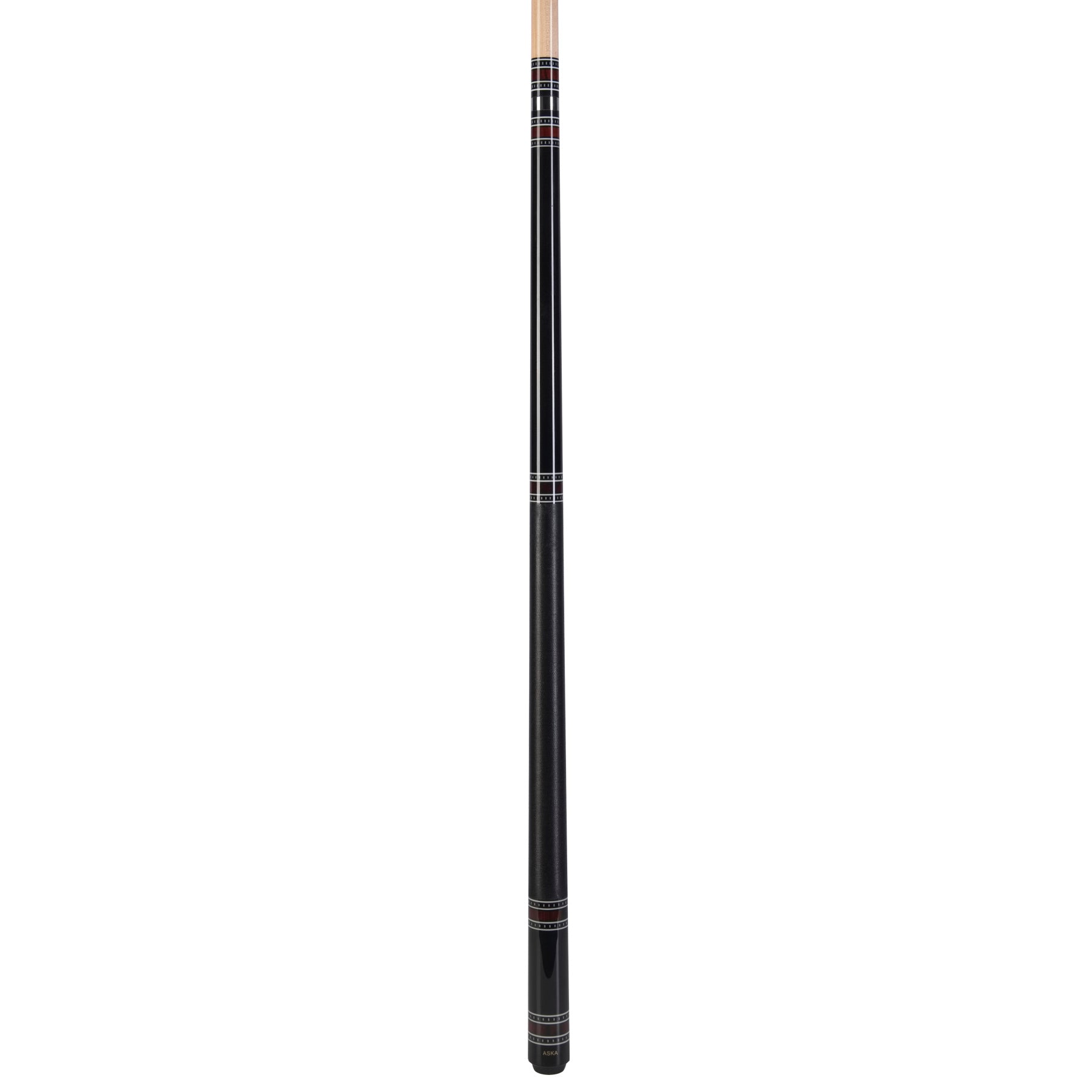 ASKA A1 Pool Cue – Black Stained Birdseye Maple, 12.75mm Tip, Irish Linen Wrap, Quick Release Joint, 58", 18–21 oz - Image 2