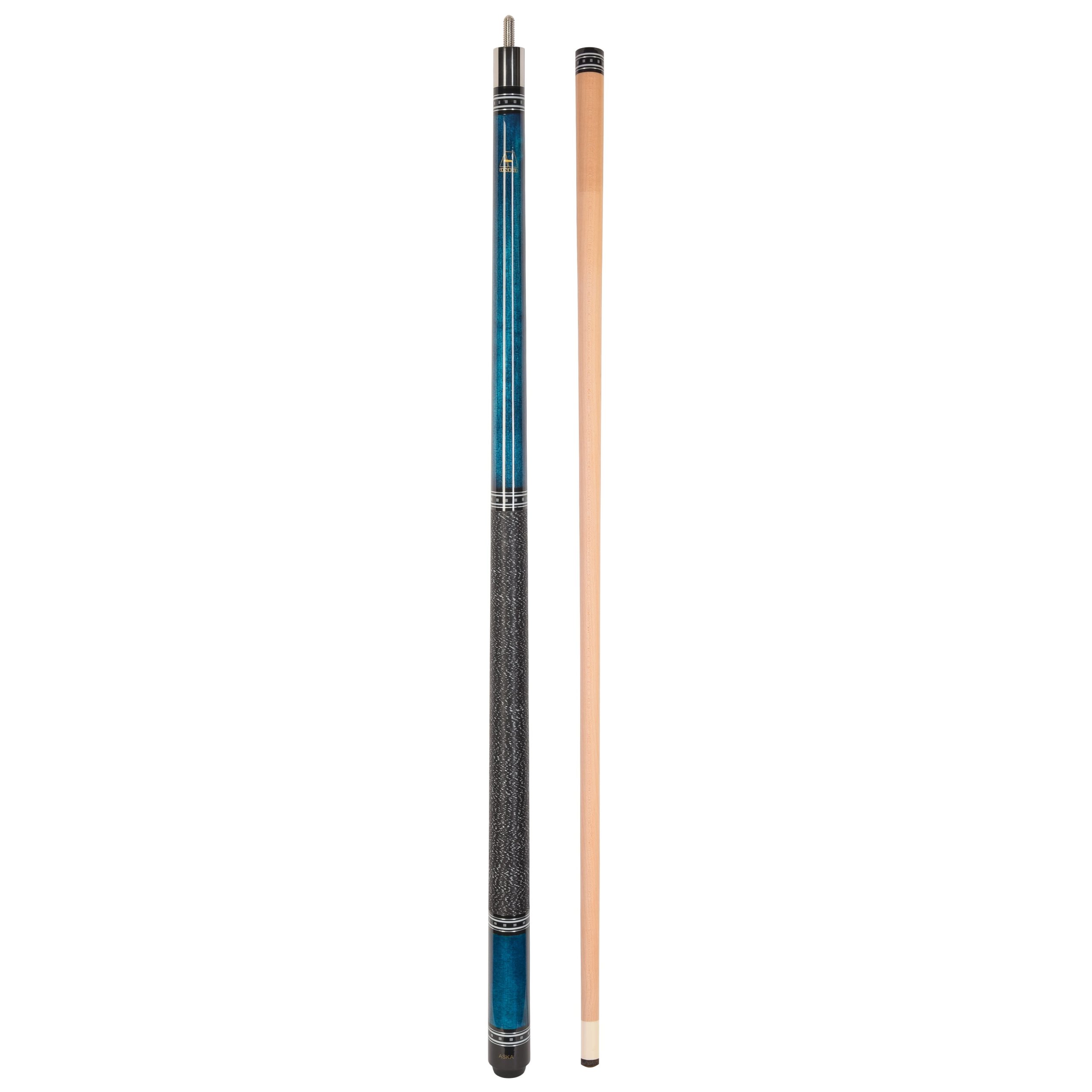 ASKA L9 Blue Pool Cue | 58", Stained Maple, Irish Linen, 13mm Tip - Image 2