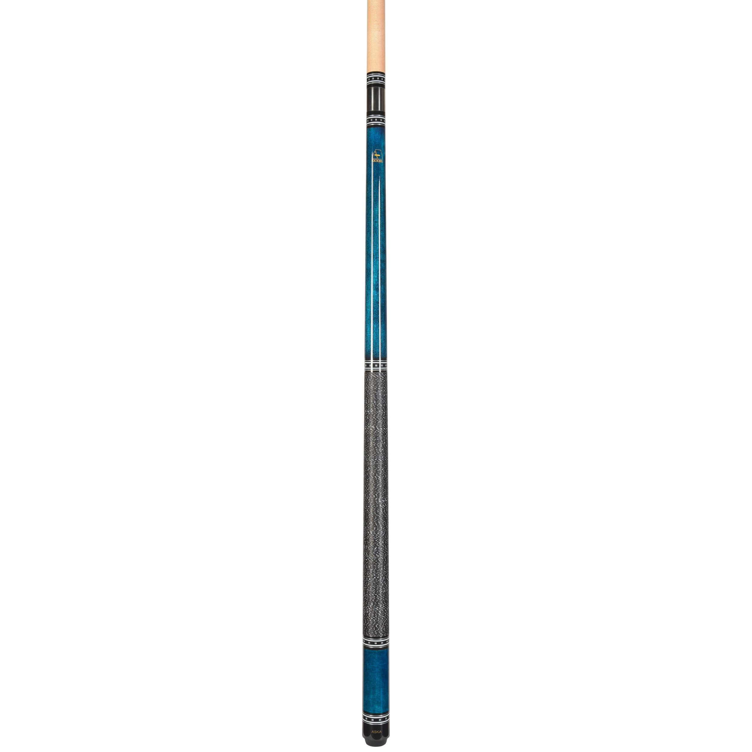 ASKA L9 Blue Pool Cue | 58", Stained Maple, Irish Linen, 13mm Tip - Image 3