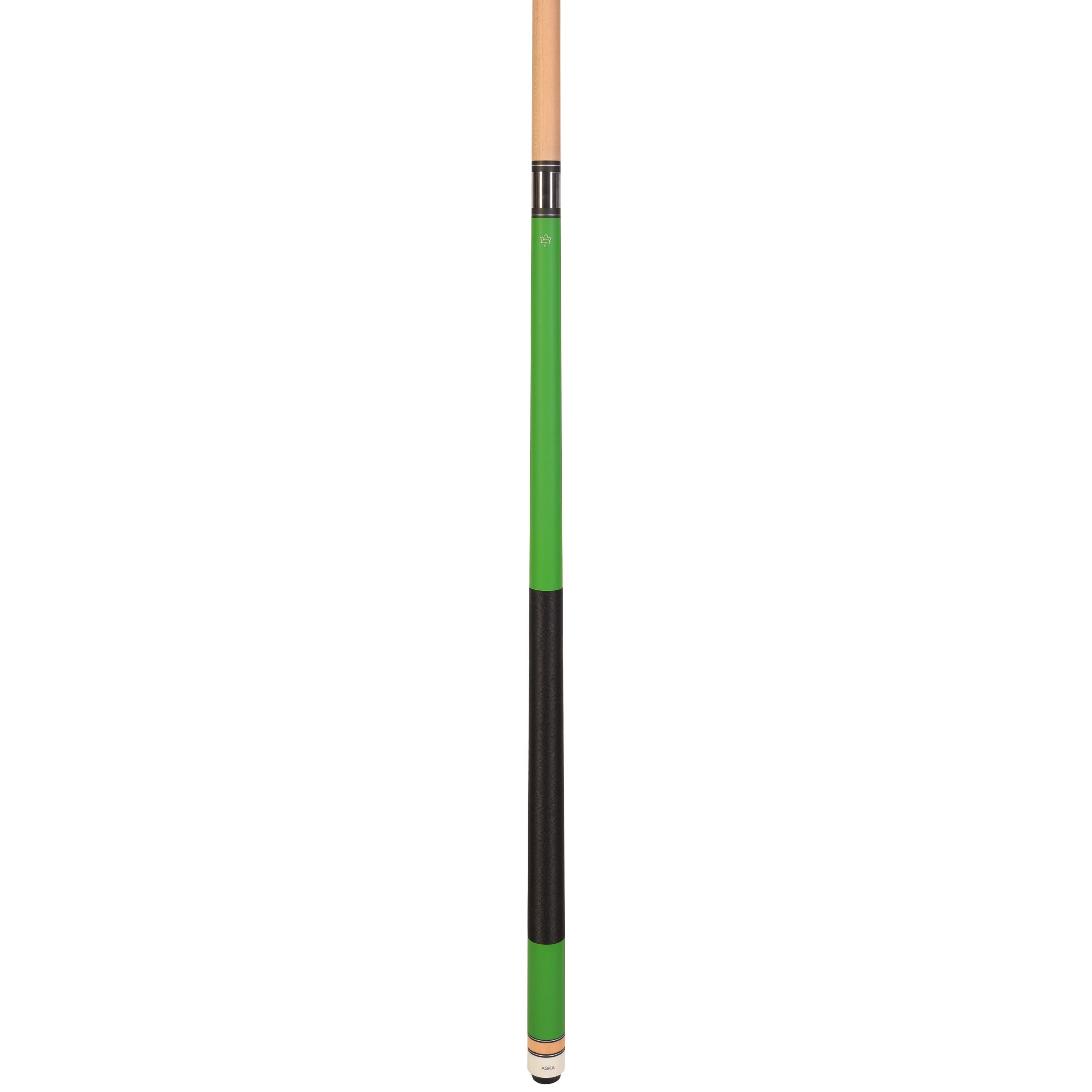 ASKA Matte Green Pro 58-Inch Pool Cue Stick | 2-Piece Hard Rock Maple - Image 3