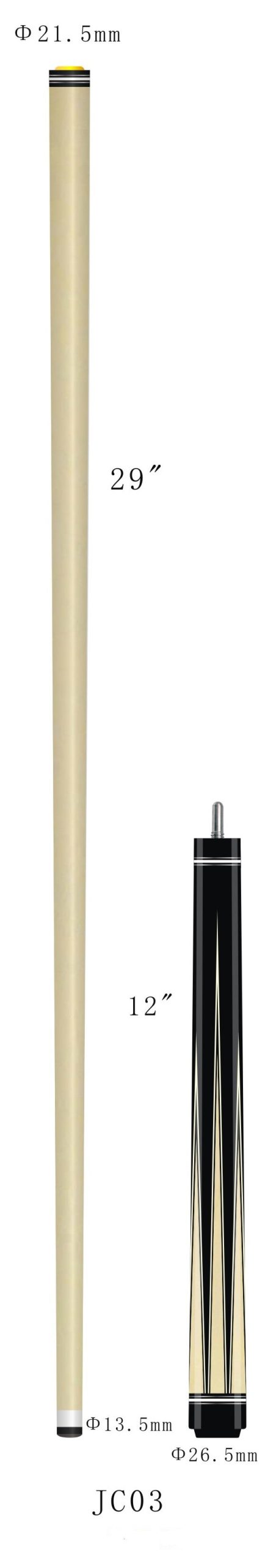 ASKA JC03 Jump Cue | Hard Rock Canadian Maple, 29" Shaft, Quick Release Joint - Image 5