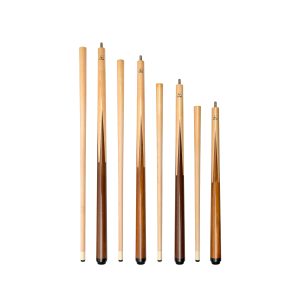 Set of 4 Short Pool Cues – ASKA Sneaky Pete Spliced Maple Cue Set for Small Spaces